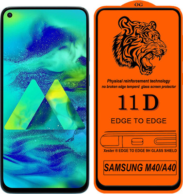Xester Edge To Edge Tempered Glass for Samsung Galaxy M40(Pack of 1)