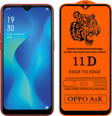 HQ Protection Edge To Edge Tempered Glass for Oppo A1k(Pack of 1)