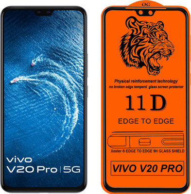 Xester Edge To Edge Tempered Glass for VIVO V20 PRO(Pack of 1)