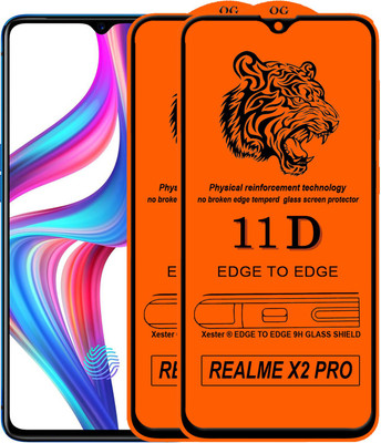 HQ Protection Edge To Edge Tempered Glass for Realme X2 Pro(Pack of 2)