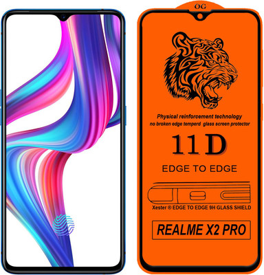Xester Edge To Edge Tempered Glass for Realme X2 Pro(Pack of 1)