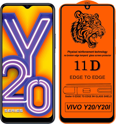 Xester Edge To Edge Tempered Glass for VIVO Y20I(Pack of 1)