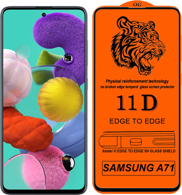 GORILLA FIVE Edge To Edge Tempered Glass for , Samsung Galaxy A71(Pack of 1)