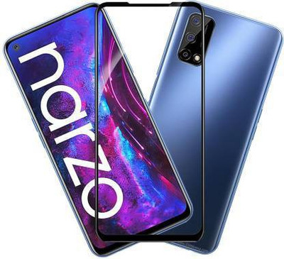 NIMBUDA Edge To Edge Tempered Glass for Realme Narzo 30 Pro 5G(Pack of 1)