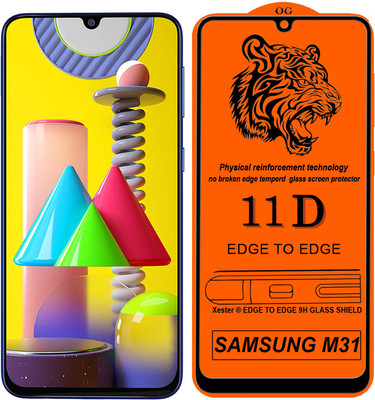 Xester Edge To Edge Tempered Glass for Samsung Galaxy M31(Pack of 1)