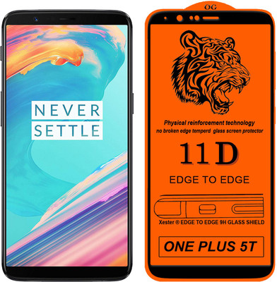 Xester Edge To Edge Tempered Glass for OnePlus 5T(Pack of 1)