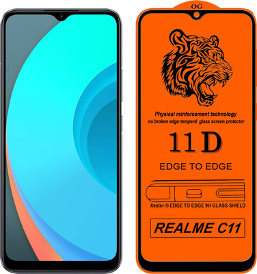 HQ Protection Edge To Edge Tempered Glass for Realme C11(Pack of 1)
