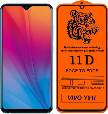 Xester Edge To Edge Tempered Glass for Vivo Y91i(Pack of 1)