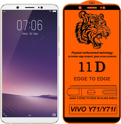 Xester Edge To Edge Tempered Glass for Vivo Y71i(Pack of 1)