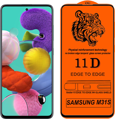 Xester Edge To Edge Tempered Glass for Samsung Galaxy M31S(Pack of 1)