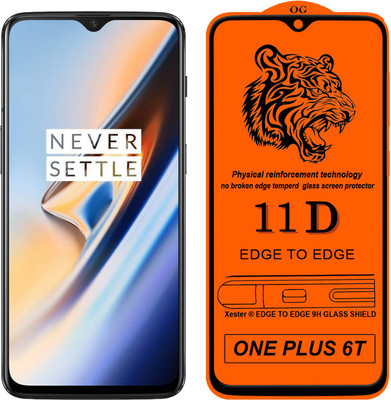 XRENGTH Edge To Edge Tempered Glass for OnePlus 6T(Pack of 1)