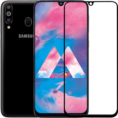 Xester Edge To Edge Tempered Glass for Samsung Galaxy M30(Pack of 2)