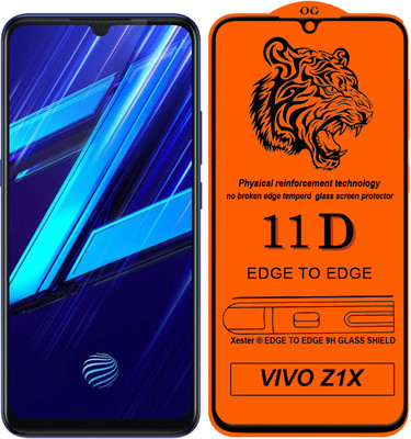 Xester Edge To Edge Tempered Glass for Vivo Z1x(Pack of 1)