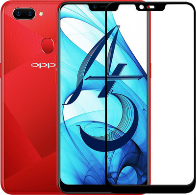 Xester Edge To Edge Tempered Glass for Oppo A5(Pack of 3)