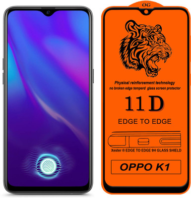 Gorilaorginal Edge To Edge Tempered Glass for ; Oppo K1(Pack of 1)