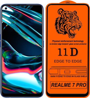 HQ Protection Edge To Edge Tempered Glass for REALME 7 PRO(Pack of 1)
