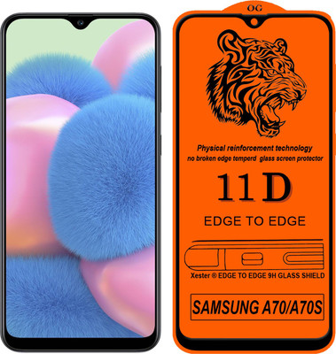 Xester Edge To Edge Tempered Glass for Samsung Galaxy A70(Pack of 1)