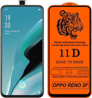 Gorilaorginal Edge To Edge Tempered Glass for Oppo Reno2 F(Pack of 1)