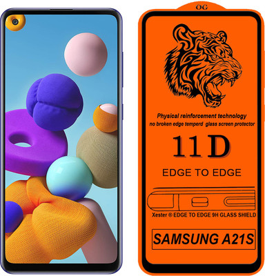 HQ Protection Edge To Edge Tempered Glass for Samsung Galaxy A21S(Pack of 1)
