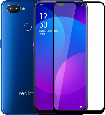 FIVE-O Edge To Edge Tempered Glass for Realme 2 Pro(Pack of 1)