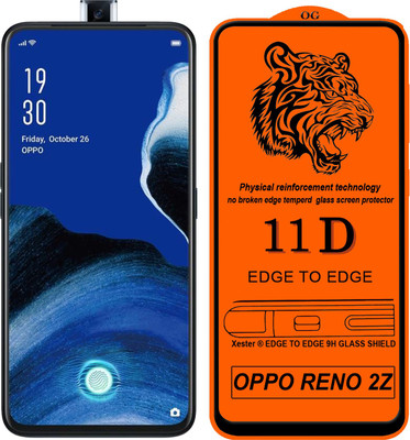 XRENGTH Edge To Edge Tempered Glass for OPPO Reno 2z(Pack of 1)