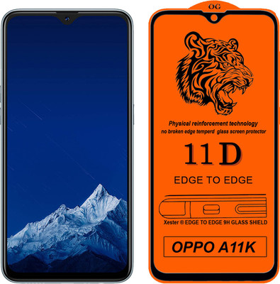 HQ Protection Edge To Edge Tempered Glass for Oppo A11K(Pack of 1)
