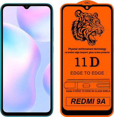Gorilaorginal Edge To Edge Tempered Glass for ; REDMI 9A(Pack of 1)