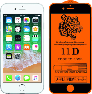 Xester Edge To Edge Tempered Glass for Apple iPhone 8 Plus(Pack of 1)