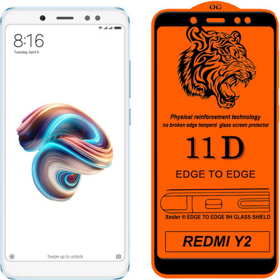 HQ Protection Edge To Edge Tempered Glass for Mi Redmi Y2(Pack of 1)