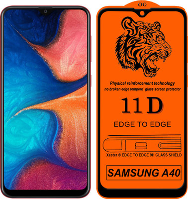 Xester Edge To Edge Tempered Glass for Samsung Galaxy A60(Pack of 1)