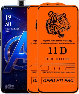 Rofix star Edge To Edge Tempered Glass for Oppo F11 Pro(Pack of 2)