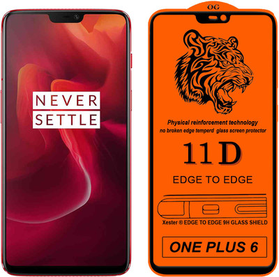 Xester Edge To Edge Tempered Glass for OnePlus 6(Pack of 1)