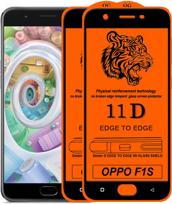 PFOAM Edge To Edge Tempered Glass for Oppo F1s(Pack of 2)