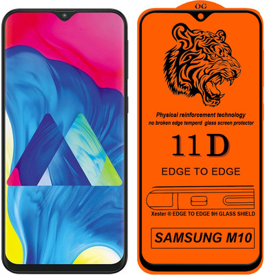 Xester Edge To Edge Tempered Glass for Samsung Galaxy M10(Pack of 1)