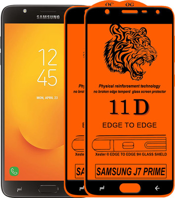 Rofix star Edge To Edge Tempered Glass for Samsung Galaxy J4(Pack of 2)