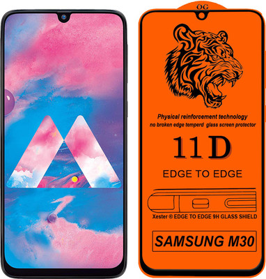 Xester Edge To Edge Tempered Glass for Samsung Galaxy M30s(Pack of 1)