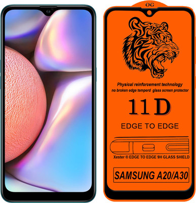 Xester Edge To Edge Tempered Glass for Samsung Galaxy A30(Pack of 1)