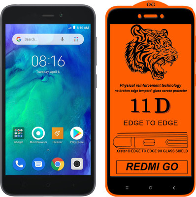 Gorilaorginal Edge To Edge Tempered Glass for ; Redmi Go(Pack of 1)