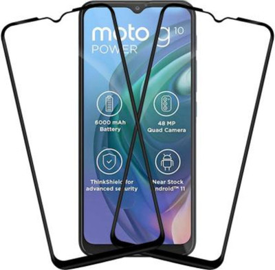 SBSPROTECTION Edge To Edge Tempered Glass for Motorola G10 Power(Pack of 2)