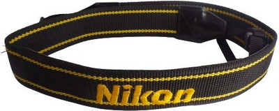 Digiom DSLR Camera Belt/Strap 1.5 INCH for Nikon DSLR amera Strap Shoulder Belt Strap(Black, Yellow)