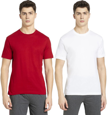 JOCKEY Solid Men Round Neck Multicolor T-Shirt