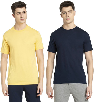 JOCKEY Solid Men Round Neck Multicolor T-Shirt