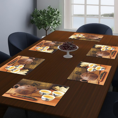 Flipkart SmartBuy Rectangular Pack of 6 Table Placemat(Multicolor, PVC)