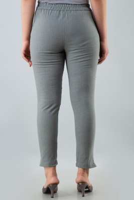 Fashion Rush Relaxed Women Grey Trousers