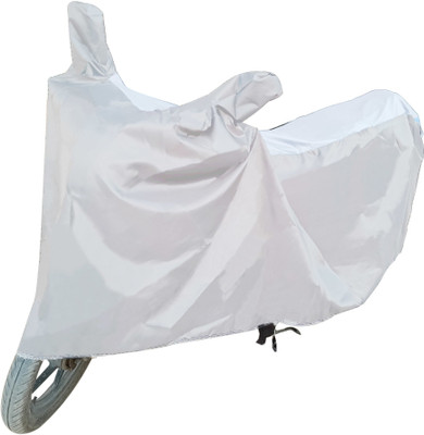 Shelterhub Enterprises Two Wheeler Cover for Honda(CD 100 SS, Silver)