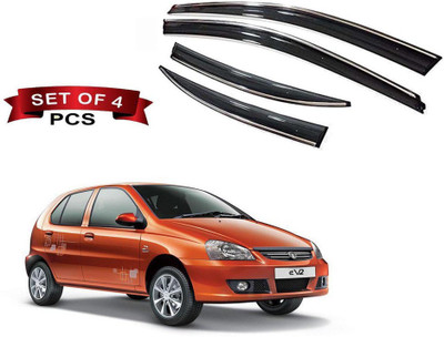 Auto E-Shopping For Front, Rear Wind Deflector(Tinted Tata Indica)