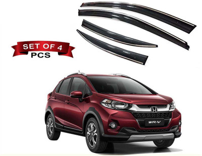 Auto E-Shopping For Front, Rear Wind Deflector(Tinted Honda WRV i-VTEC VX Petrol)