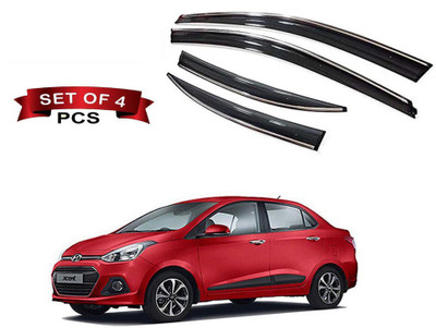 Auto E-Shopping For Front, Rear Wind Deflector(Tinted Hyundai Xcent)