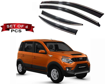 Auto E-Shopping For Convertibles Front, Rear Wind Deflector(Tinted Mahindra NuvoSport N4)