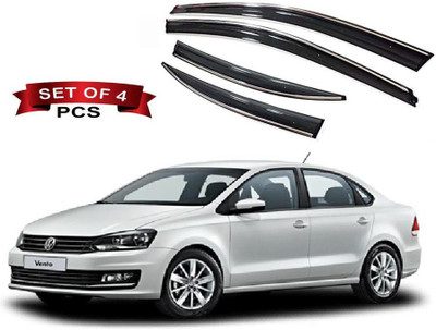 Auto E-Shopping For Front, Rear Wind Deflector(Tinted Volkswagen Vento)